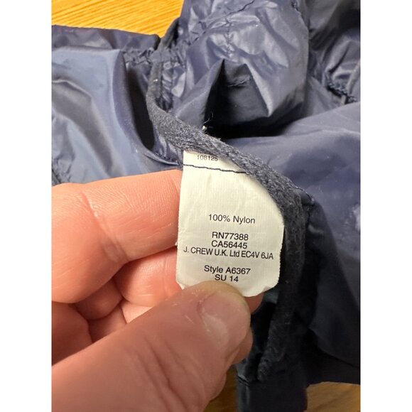 J. CREW Hooded Windbreaker Jacket Size Women's  S - Picture 11 of 13